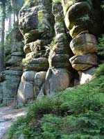Teplice rock formations