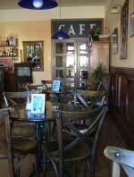 Interior of Au chat Noir cafe, ceske Budejovice