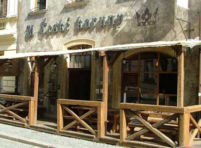 Restaurant at the Bohemian Crown in Hradec Kralove