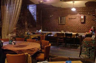 Interior of Restaurant Bulvar