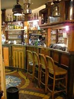 The bar area of Restaurant Bulvar