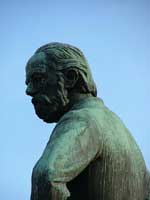 Bedrich Smetana statue detail