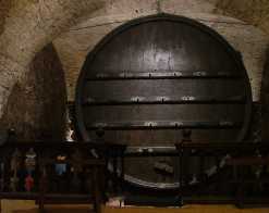 Big wine barrel in the Mikulov chateau