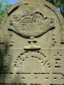 Gravestone from the Mikulov jewish cemetery