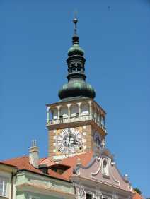 Tower of Saint Wenceslas church in Mikulov