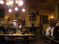 Dining room of the Daccicky beer hall