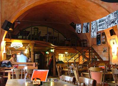 Interior of the Tibet Jazz Club in Olomouc