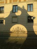 Shadow on the Philosophical faculty building