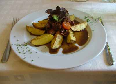 One of the lunch specials at the Vila Primavesi