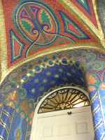 Mosaic entrance to the Vila Primavesi